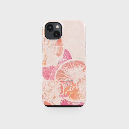 PINK LEMONADE, LEMON SLICES, REFRESHING COCKTAIL DRINK PHONE CASE, SPRING PHONE CASE, CUTE IPHONE CASE