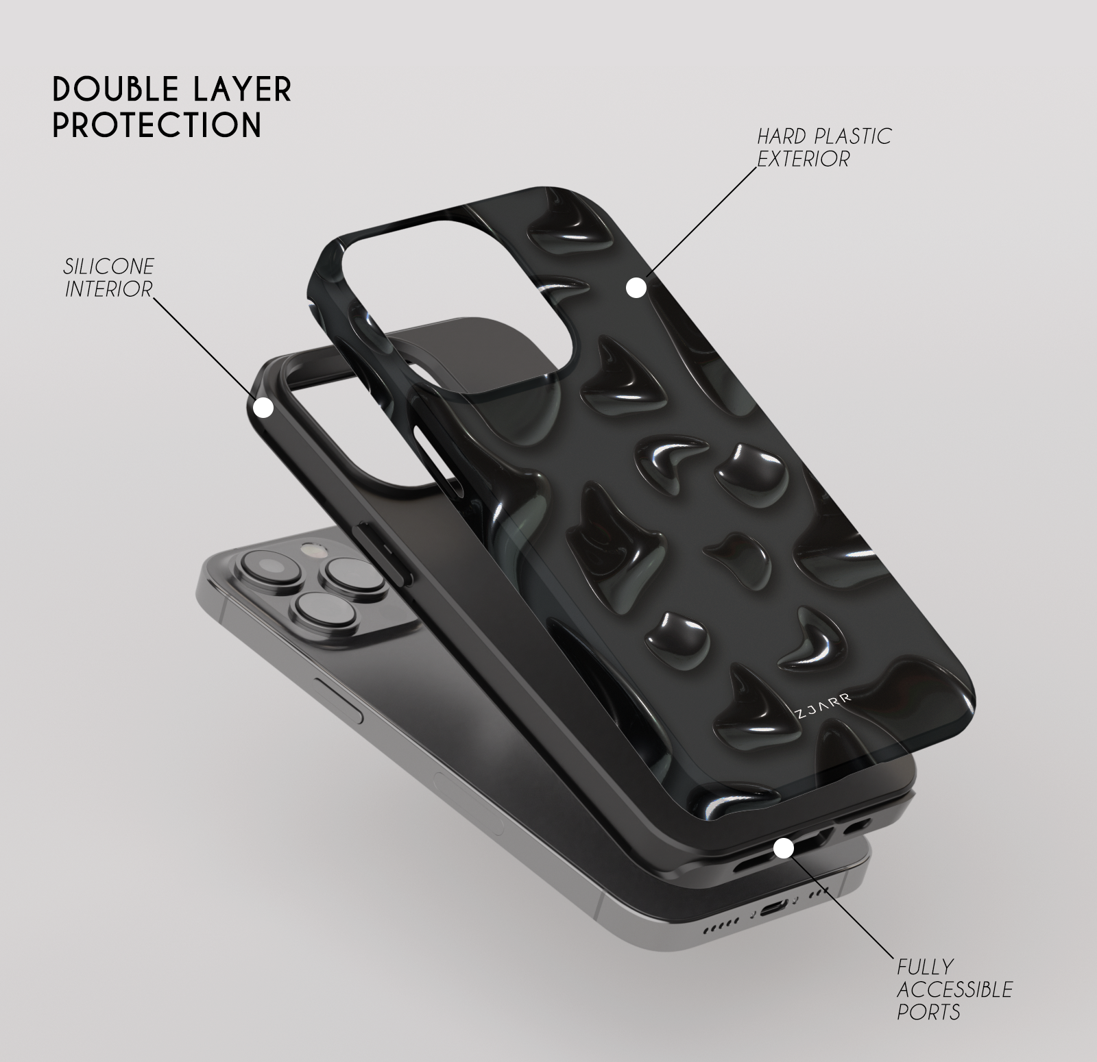 Liquid Drops iPhone Tough Case