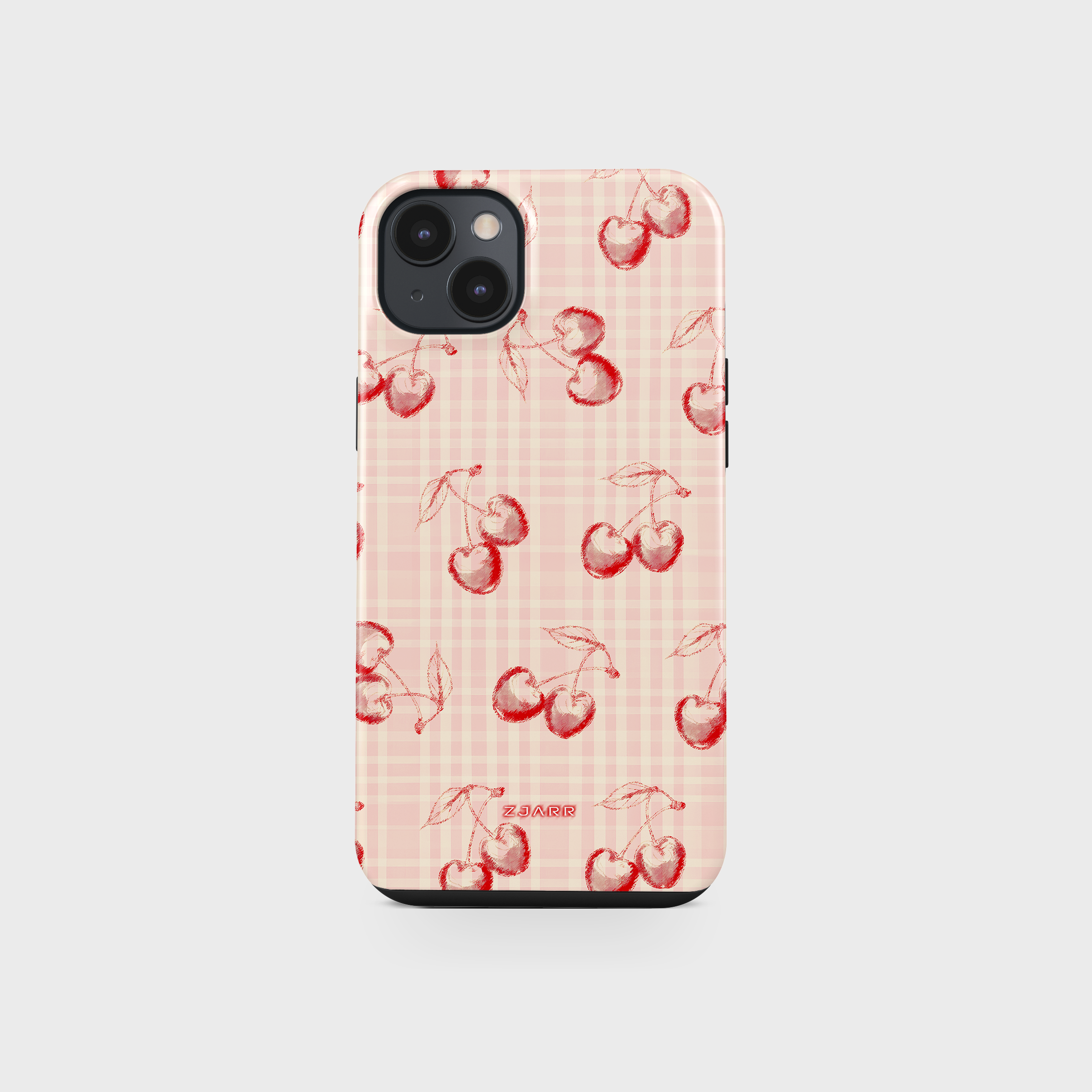 Red Cherries Gingham Tough Phone Case