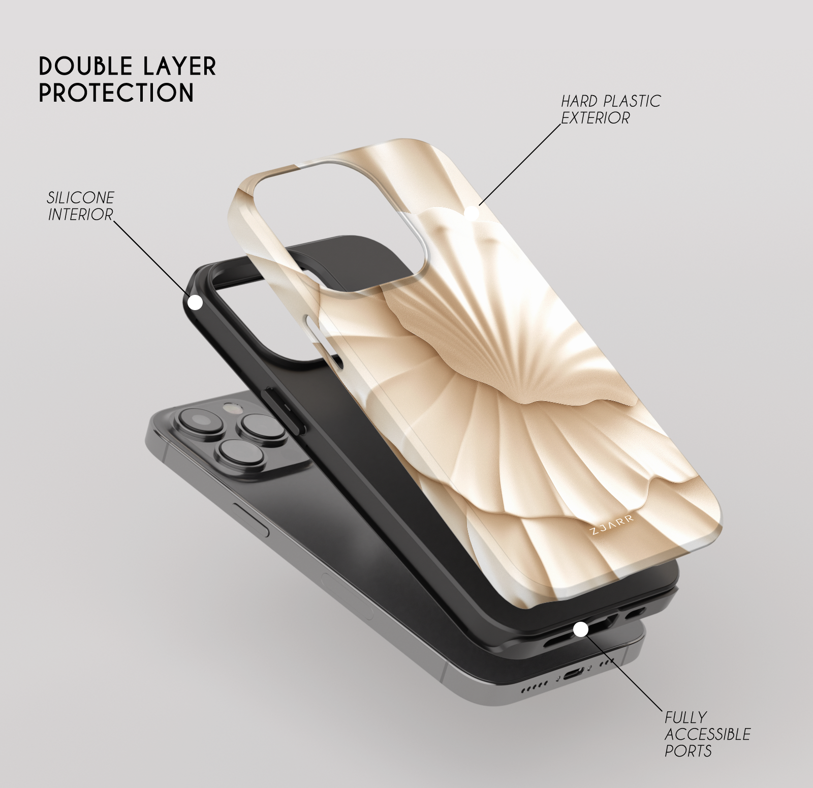 Shell Ridges iPhone Tough Case