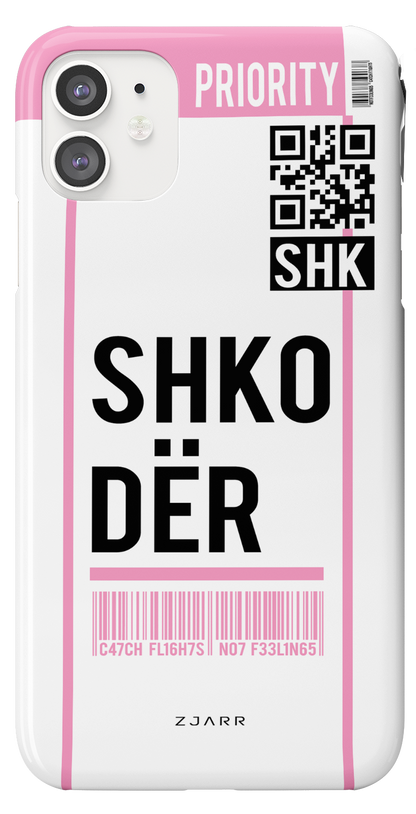 CUSTOM BOARDING PASS PHONE CASE, SHQIPE , ALBANIAN, CATCH FLIGHTS NOT FEELINGS, SHKODER, VLORA, PRIORITY TICKET PHONE CASE, TRAVEL PHONE CASE. SHKODRANE PHONE CASEA