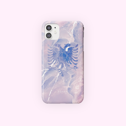 PURPLE ALBANIAN EAGLE FLAG TOUGH IPHONE CASE, SHQIPONJE , SHQIPE CASE, ALBANIAN EAGLE, CUTE ALBANIAN PHONE CASE,
