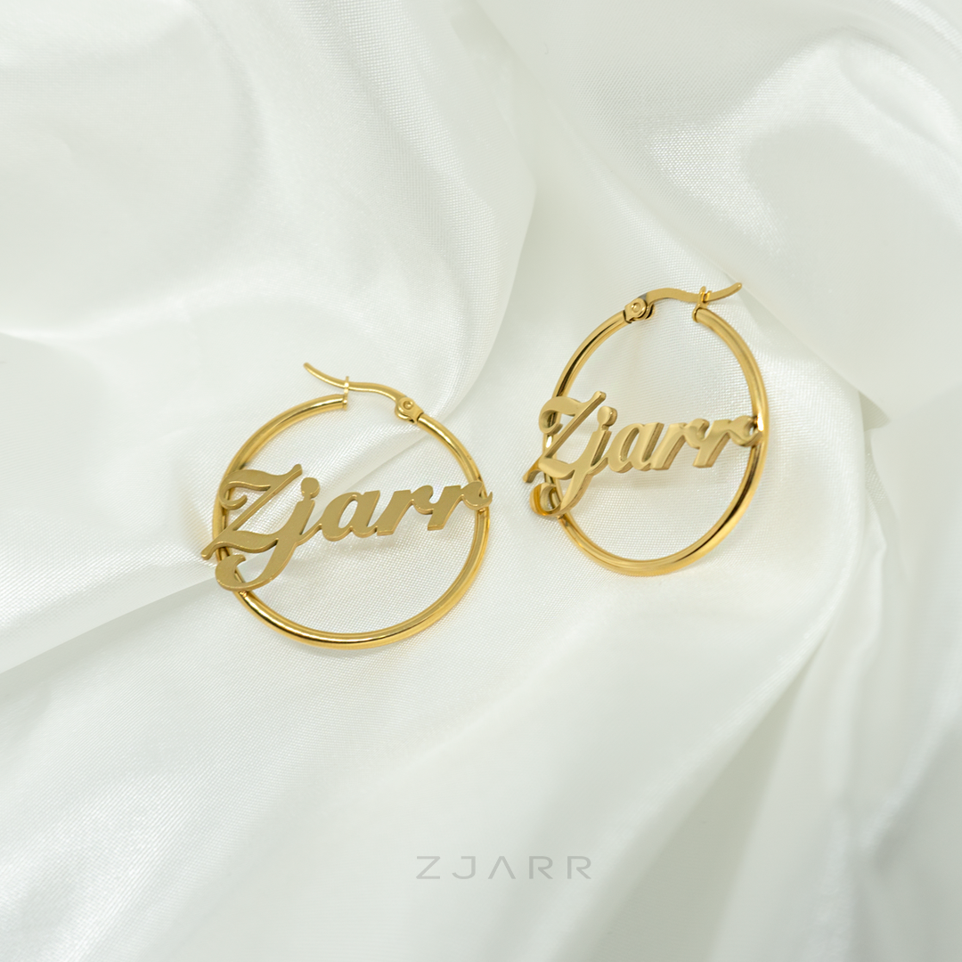 ZJARR GOLD HOOPS