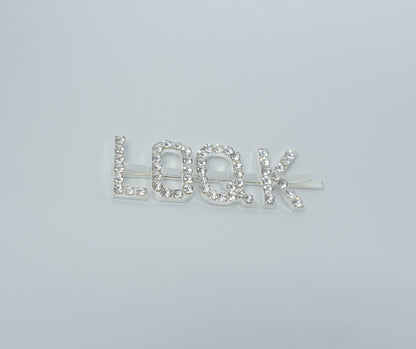 LOQK ALBANIAN SILVER DIAMANTE CLIP