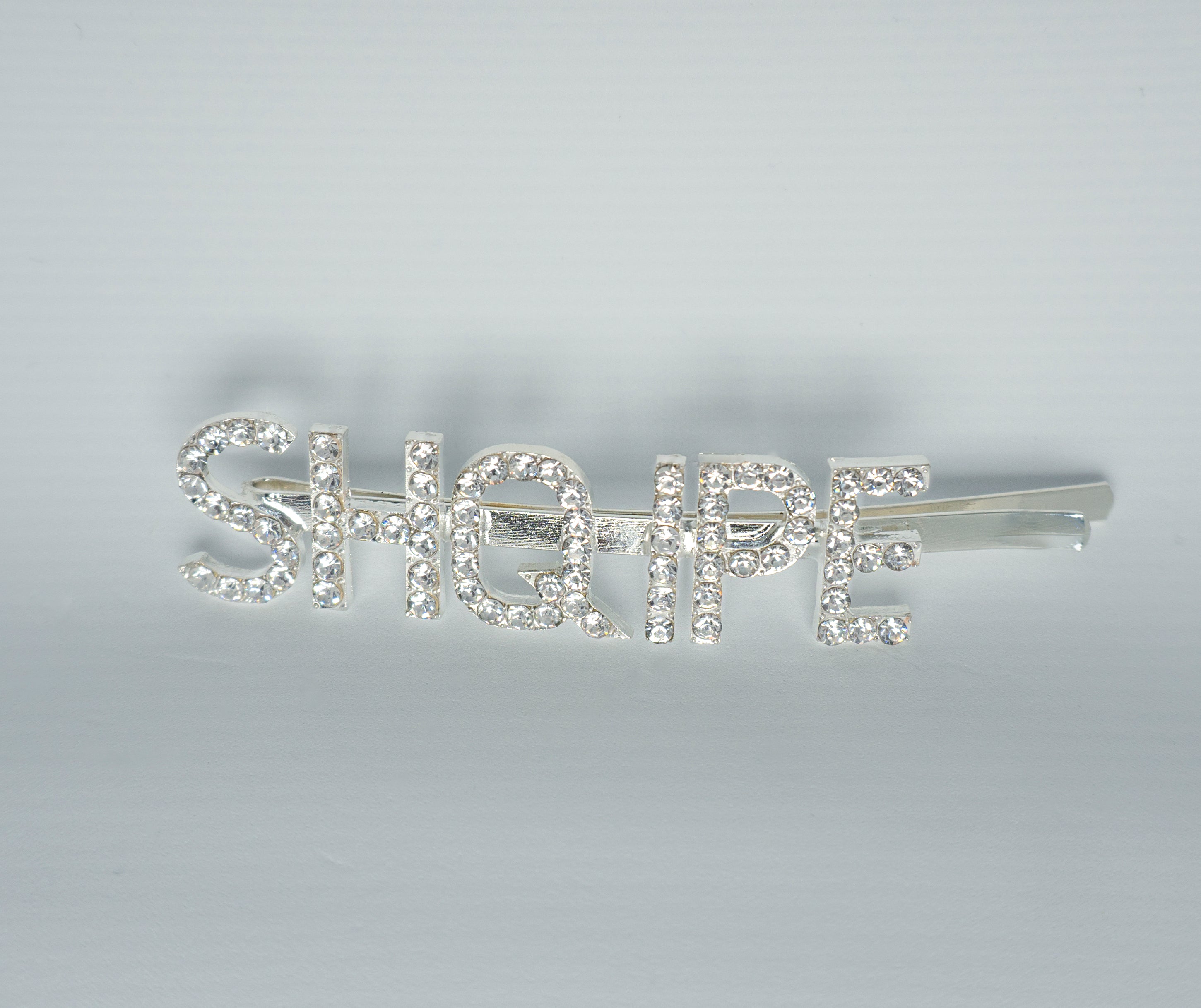 SHQIPE SILVER DIAMENTE CLIP