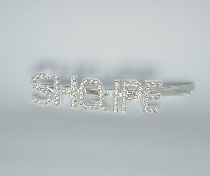 SHQIPE SILVER DIAMENTE CLIP