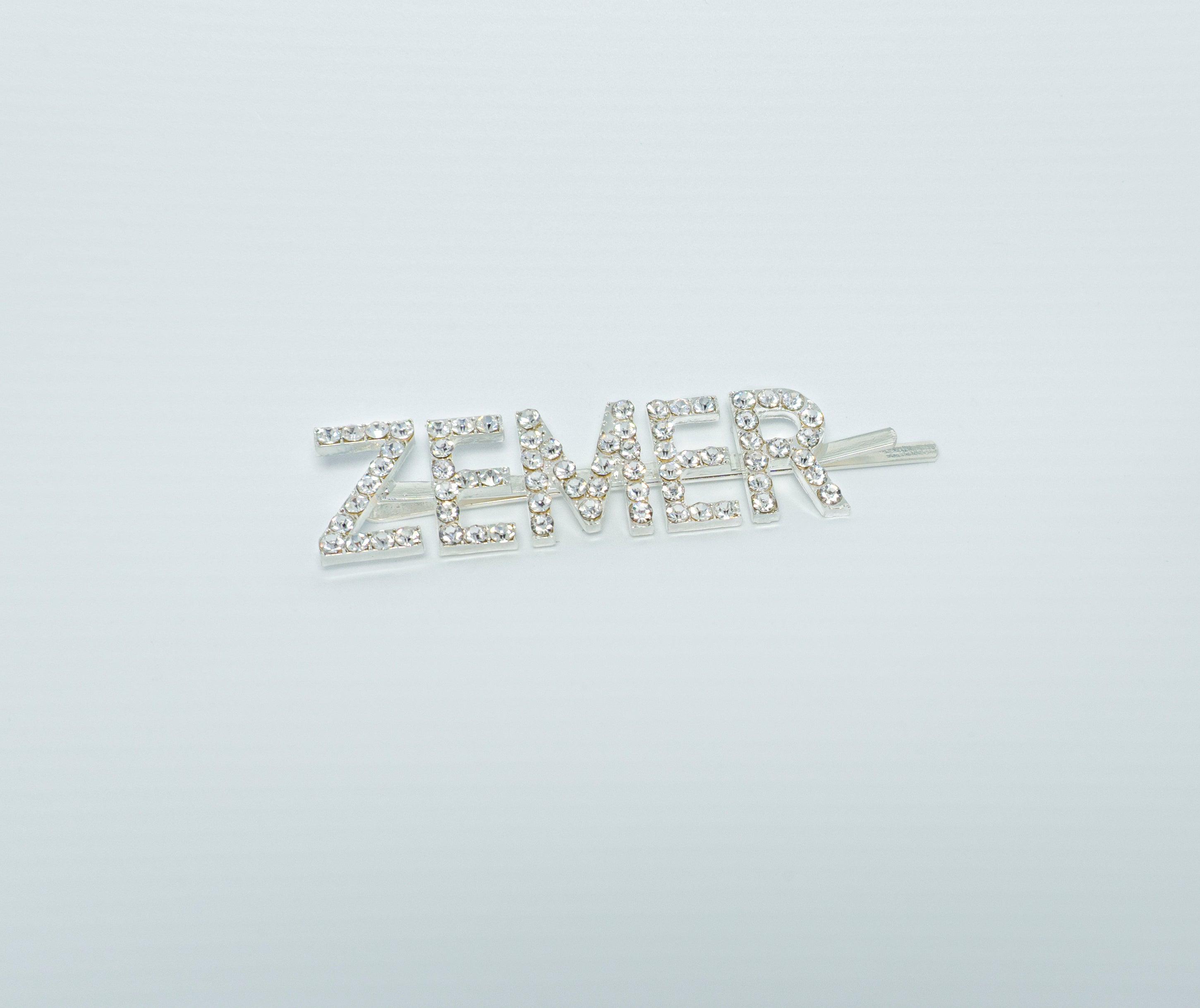 ZEMER SILVER DIAMANTE CLIP