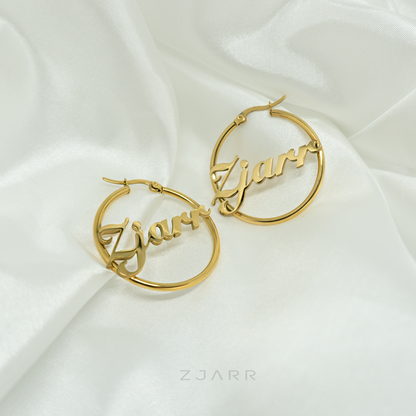 ZJARR GOLD HOOPS